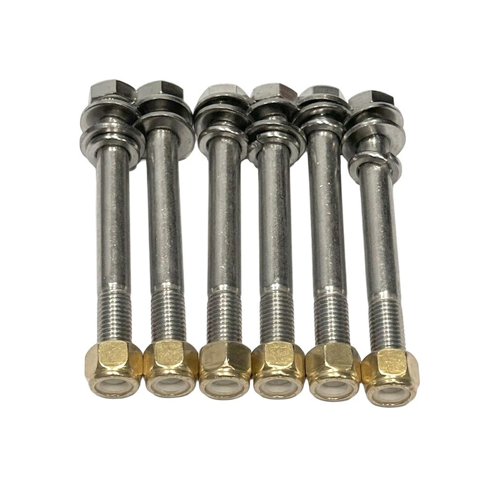 Bob's Machine Transom/Engine 4 in. Bolt Kit, Set of 6