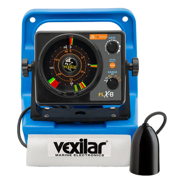 Vexilar FLX-8 Ice Fishing Flasher Genz Pack with 12-Degree Ice-Ducer