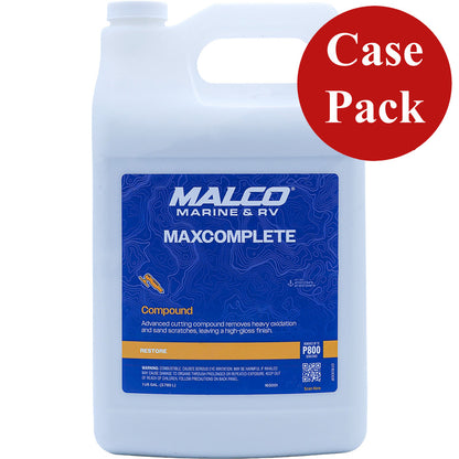 Malco Marine MaxComplete Cutting Compound, 1 Gallon, Case of 4