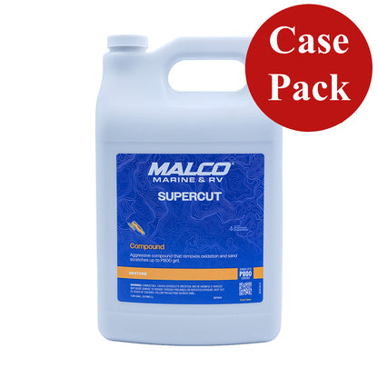 Malco Marine SuperCut Compound, 1 Gallon, Case of 4