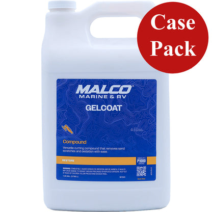 Malco GelCoat Compound, 1 Gallon, Case of 4