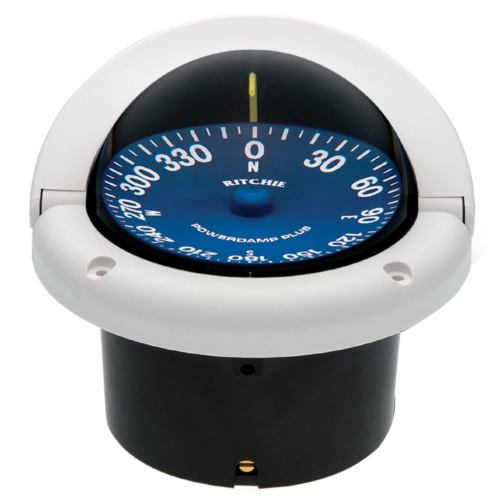 Ritchie SuperSport Compass, Flush Mount, White