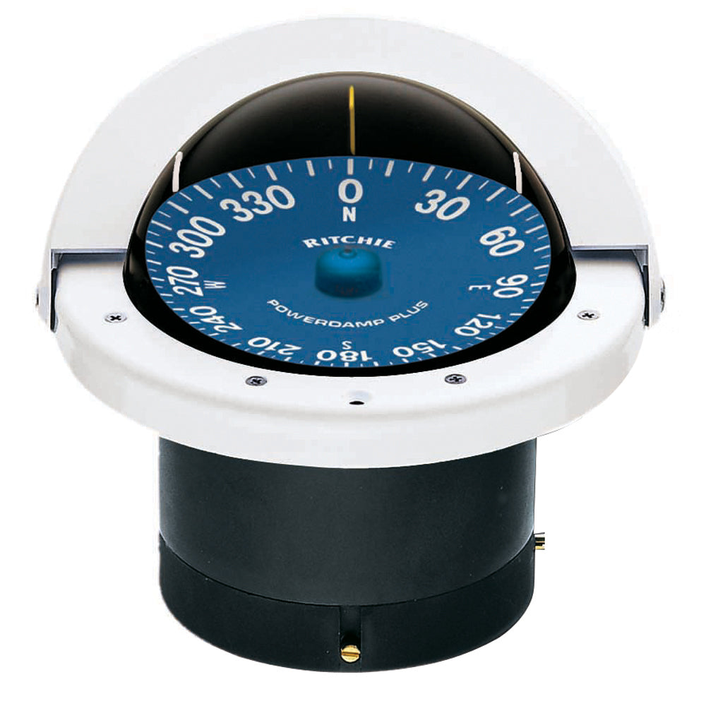 Ritchie SuperSport SS-2000W Flush Mount Compass, 4.5-inch Dial, White