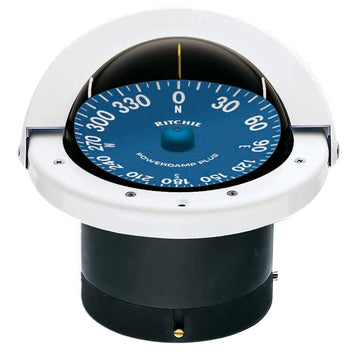 Ritchie SuperSport SS-2000W Flush Mount Compass, 4.5-inch Dial, White