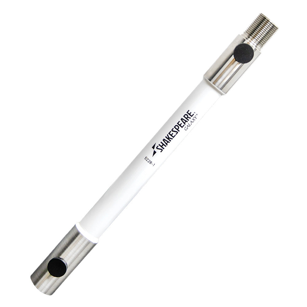 Shakespeare Galaxy 5228-1 Heavy-Duty Extension Mast, 1 ft – White Fiberglass