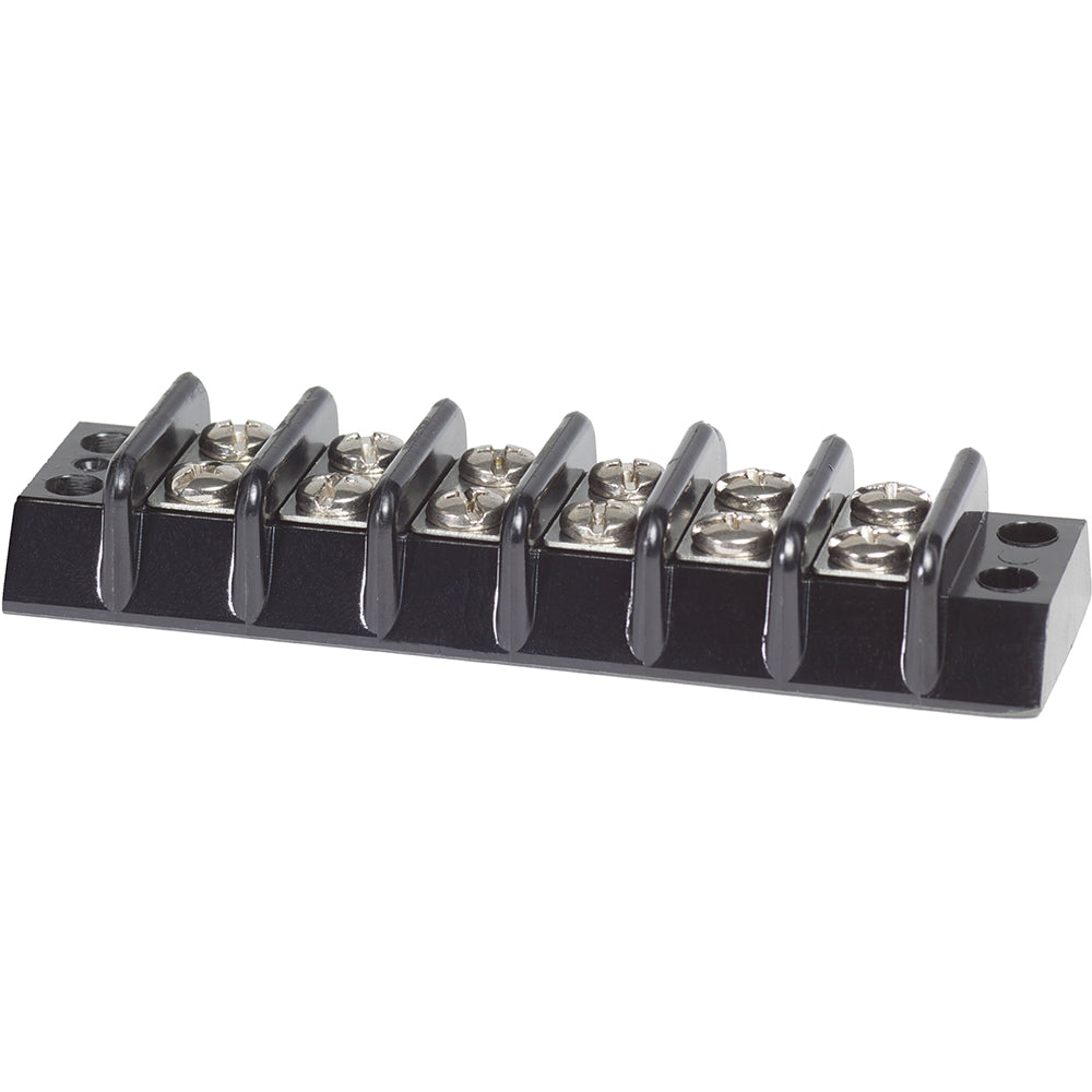 Blue Sea Systems 2506 Terminal Block, 30A 6-Circuit, 600V AC/DC