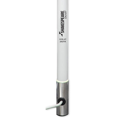 Shakespeare 5235-XT Galaxy AM/FM Antenna, 8ft, Fiberglass