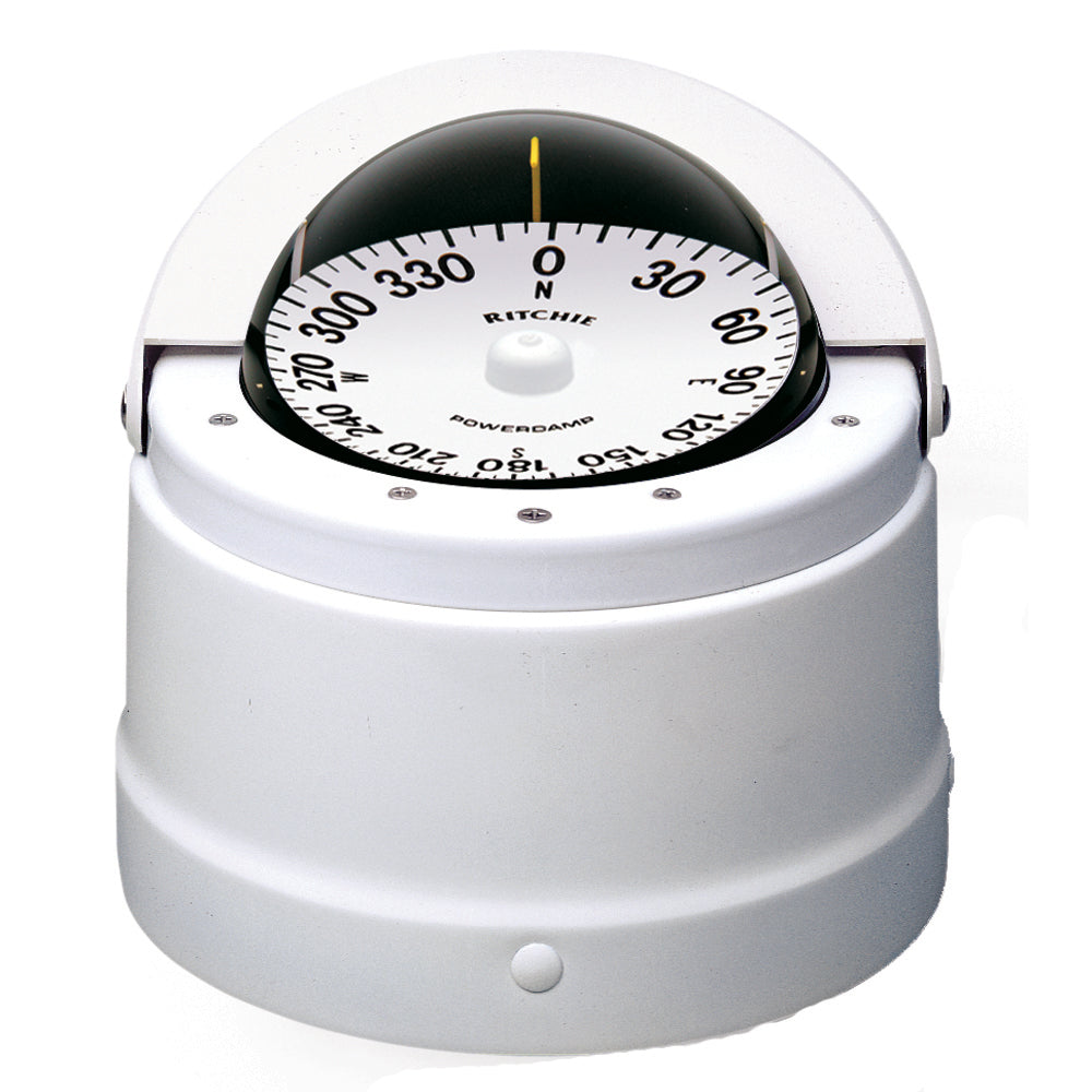 Ritchie Navigator DNW-200 Binnacle Mount Compass, White – Made in USA