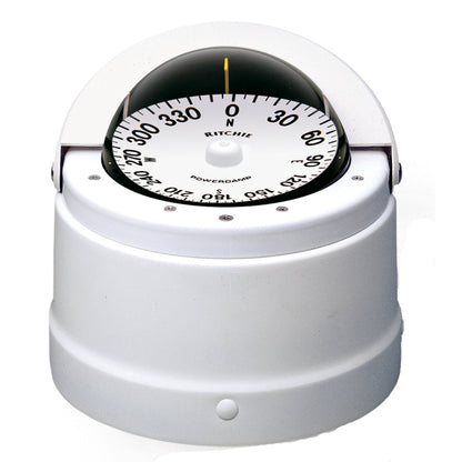 Ritchie Navigator DNW-200 Binnacle Mount Compass, White – Made in USA