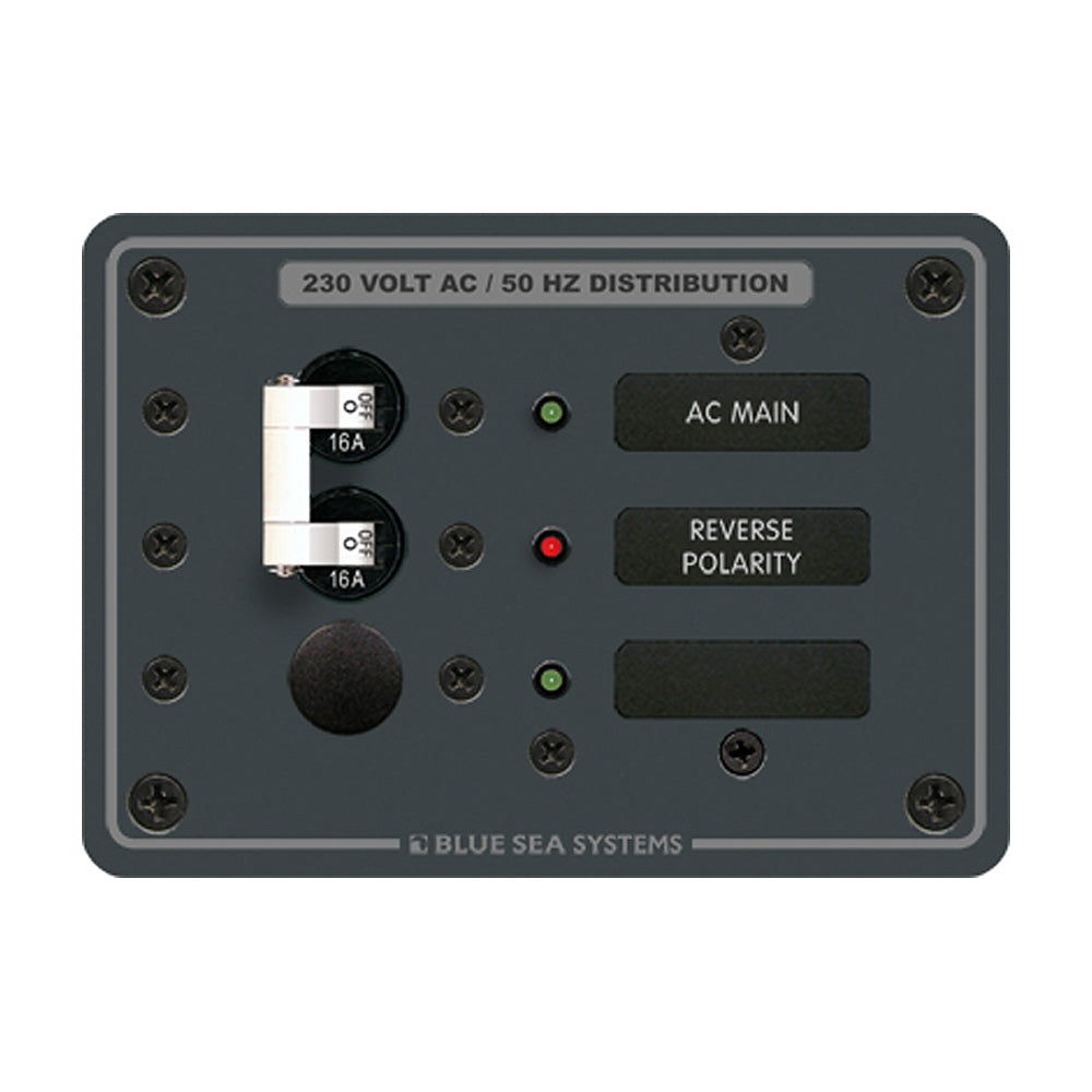 Blue Sea Systems 8129 230V AC Main + Branch Circuit Breaker Panel