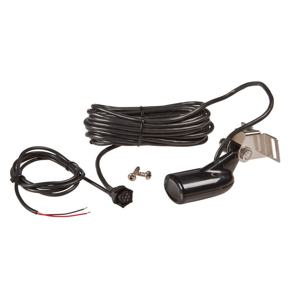 Lowrance HST-WSU 20-Degree Transom-Mount Skimmer Transducer with Temperature