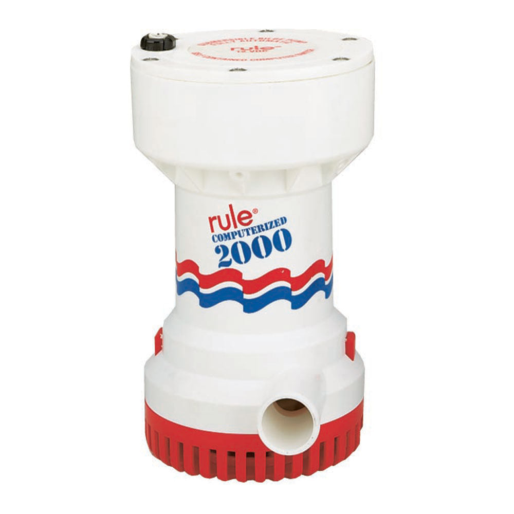 Rule 2000 GPH Automatic Bilge Pump, Model 53S, 12V