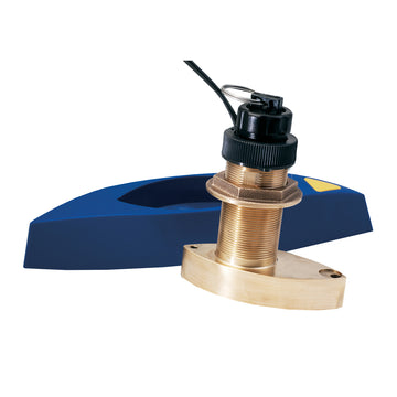 Raymarine B744V Bronze Thru-Hull Triducer with High-Speed Fairing