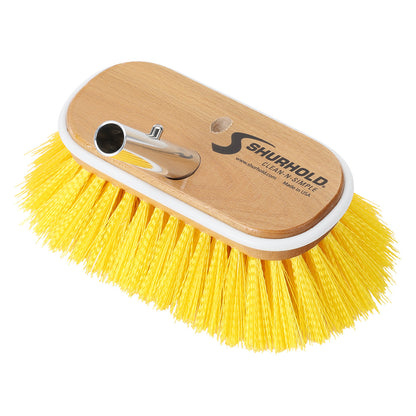 Shurhold 6 in. Medium Polystyrene Bristle Deck Brush, Model 955