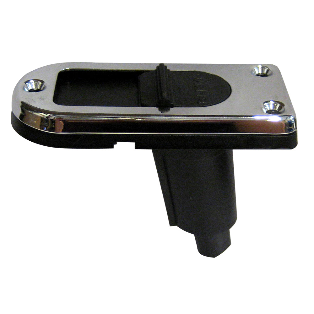 Perko Locking Collar Pole Light Base, 2-Pin Stainless Steel, 5° Rake