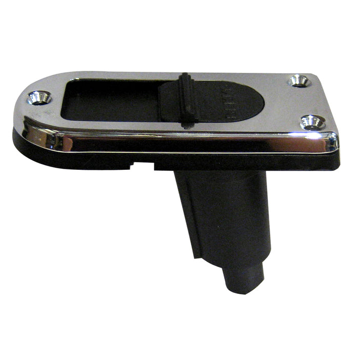 Perko Locking Collar Pole Light Base, 2-Pin Stainless Steel, 5° Rake