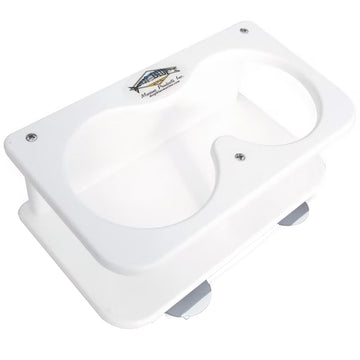 Deep Blue Marine SMDH Double Drink Holder, Marine-Grade Polymer