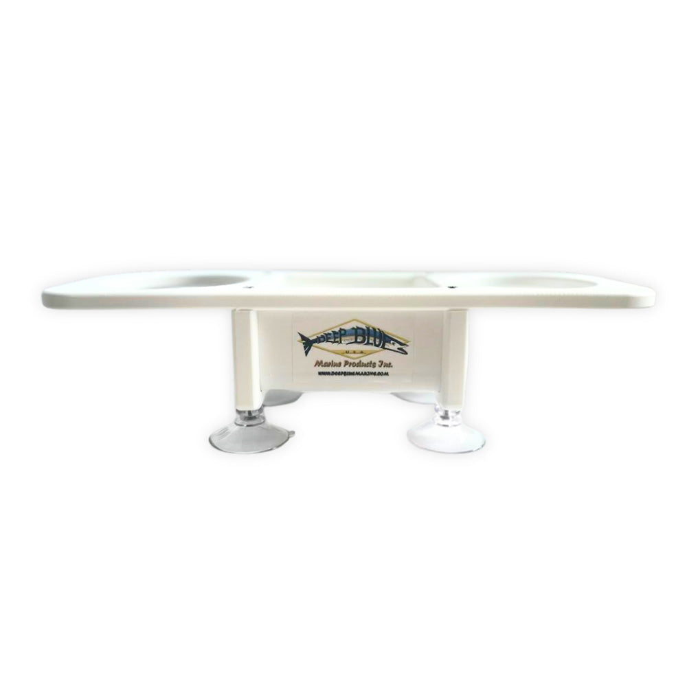 Deep Blue Marine Double Drink Holder with Center Storage, SB-2