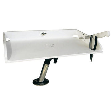 Deep Blue Marine MultiSystem Bait Table/Filet Board, 21" x 12"