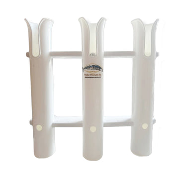 Deep Blue Marine RH-3 Poly Rod Holder, 3-Rod Capacity with Pliers & Knife Storage