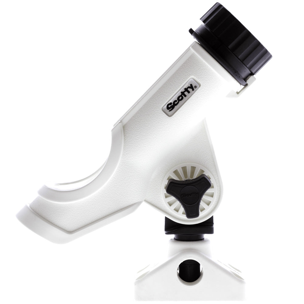 Scotty Powerlock Rod Holder, White with Combination Mount