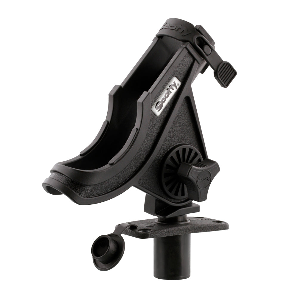 Scotty 281 Bait Caster and Spinning Rod Holder with 244 Flush Deck Mount