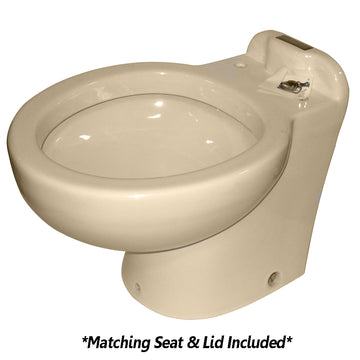 Raritan 220AHR01201 Marine Elegance Household Toilet, 12v