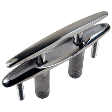 Whitecap Pull Up Stainless Steel Cleat, 8" Polished 316