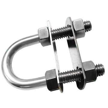 Whitecap S-5020P Stainless Steel Bow Eye, 3/8" x 2-1/2" Thread