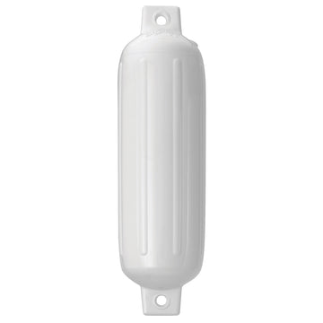 Polyform U.S. G-2 Twin Eye Fender, 4.5" x 15.5", White - Made in USA