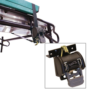 CargoBuckle Ladder Rack System, 1.25" Square Mount Retractable Tie-Downs, Pair
