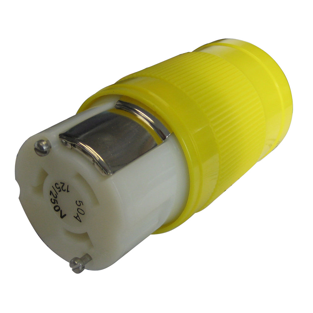 Marinco 50 Amp 125/250V Locking Female Connector, NEMA SS2-50R
