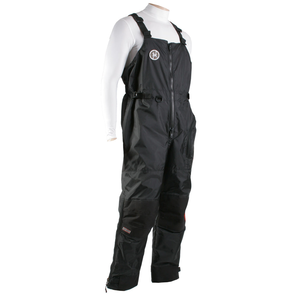 First Watch AP-1100 Flotation Bib Pants, Black, XL