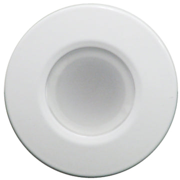 Lumitec Orbit Flush Mount LED Down Light, 4-Color, White Finish, Non-Dimming