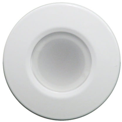 Lumitec Orbit Flush Mount LED Down Light, 4-Color, White Finish, Non-Dimming