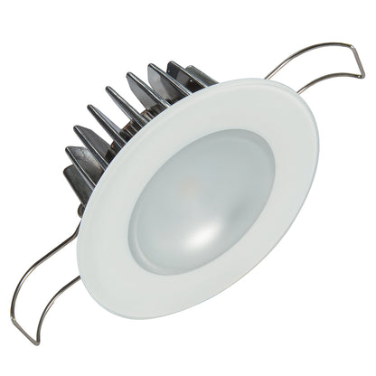 Lumitec Mirage Flush Mount LED Down Light, White Non-Dimming – IP67 Rated