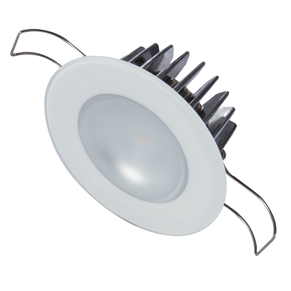 Lumitec Mirage Flush Mount LED Down Light, White Non-Dimming – IP67 Rated