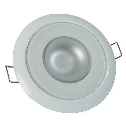 Lumitec Mirage Flush Mount Down Light, 2-Color White/Red Dimming