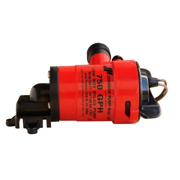 Johnson Pump Low Boy Bilge Pump, 1250 GPH, 12V – ISO 8849 Compliant