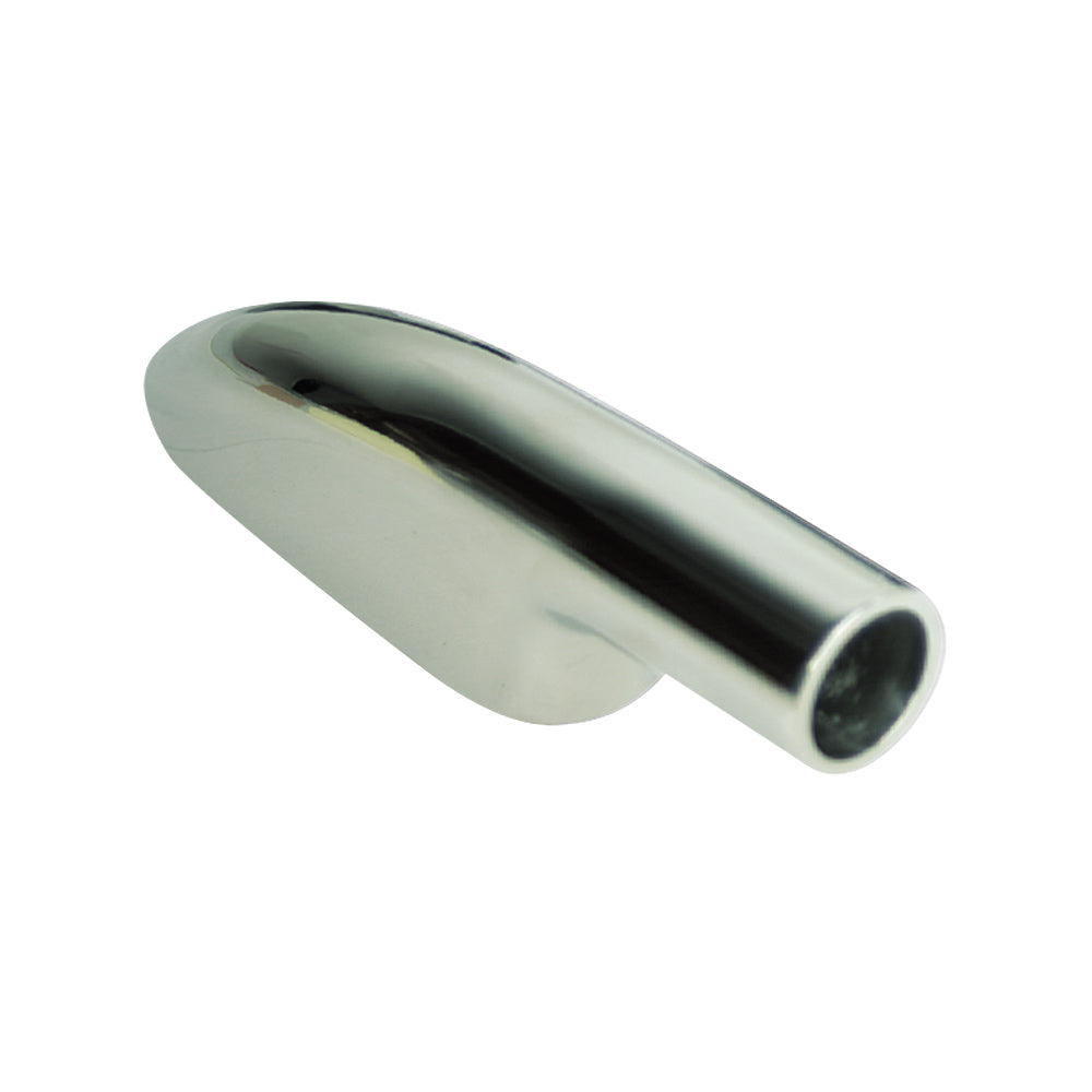 Whitecap End-Bottom Mounted 90° Fitting, 7/8" Tube O.D., 316 Stainless Steel