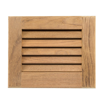 Whitecap Teak Louvered Insert, 7-1/2" x 9-1/8" x 3/4"