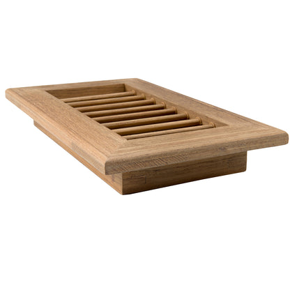 Whitecap 60629 Teak Air Conditioning Vent, 9-3/4" x 5-3/4" x 1-1/2"