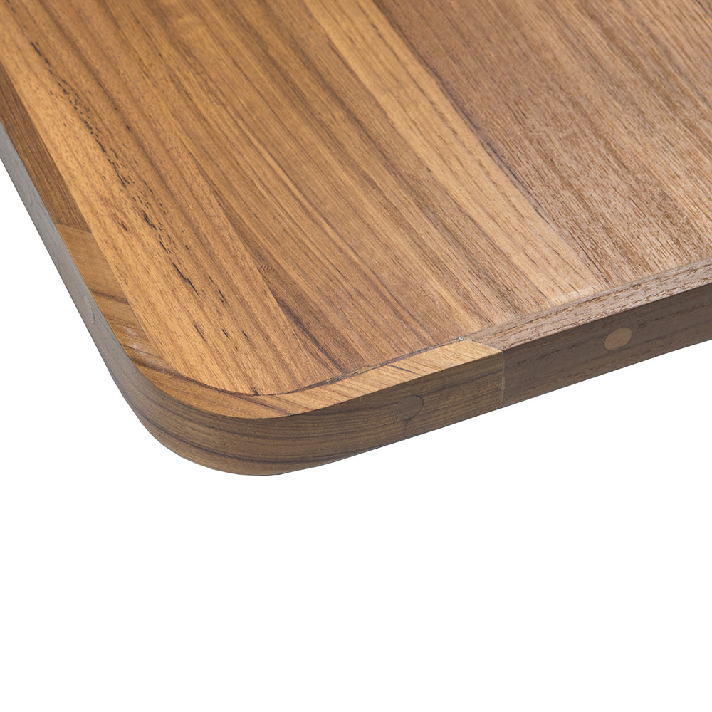 Whitecap Teak Rectangle Table Top, 16" x 28" – Solid Teak