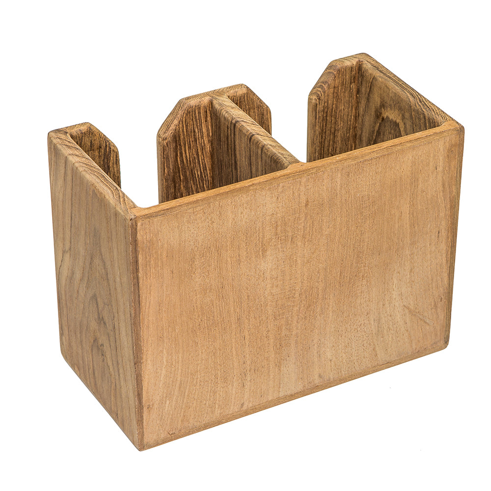Whitecap Teak Two-Bottle Marine Rack, Premium Grade