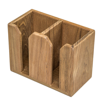 Whitecap Teak Two-Bottle Marine Rack, Premium Grade