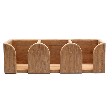 Whitecap Teak Three Mug Rack, 11-1/8"L – Marine Grade