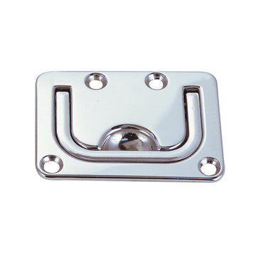 Perko Flush Lifting Handle, Chrome-Plated Zinc, 3" x 2-1/4" - Made in USA