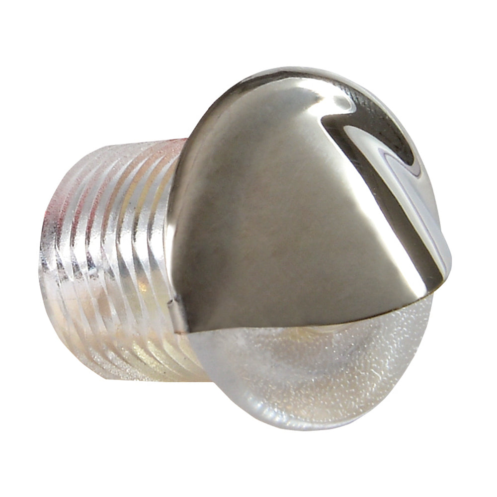 Lumitec Aruba Courtesy Light, Polished Stainless Steel, Warm White, Non-Dimming
