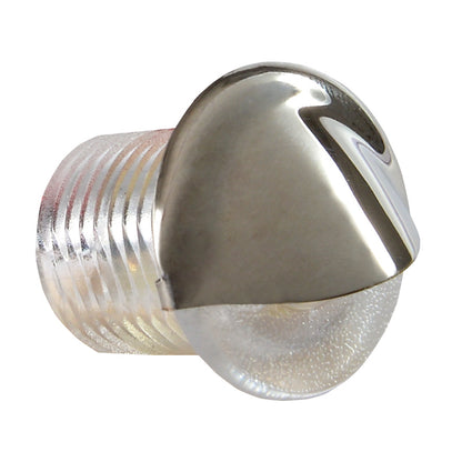 Lumitec Aruba Courtesy Light, Polished Stainless Steel, Warm White, Non-Dimming