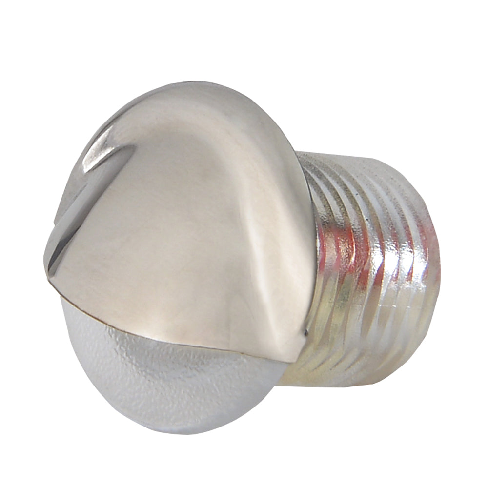 Lumitec Aruba Courtesy Light, Polished Stainless Steel, Warm White, Non-Dimming